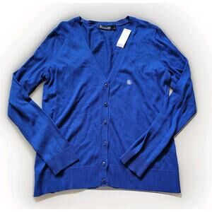 NWT New York & Co 7th Avenue Royal Blue Cardigan - Large Business Casual